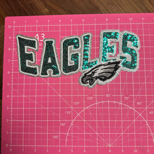 EAGLES SEQUIN PATCH