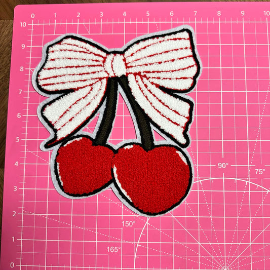 CHERRIES COQUETTE CHINELLE PATCH