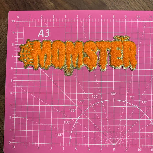 MOMSTER ORANGE CHINELLE PATCH
