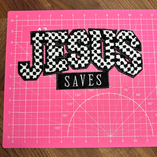 JESUS SAVES CHINELLE PATCH