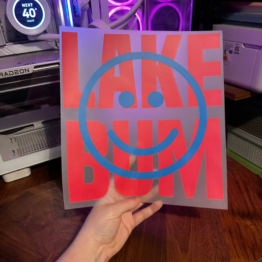 LAKE BUM DTF PRINT