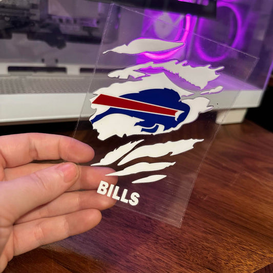 BILLS STRIPES - 4X4 DECAL