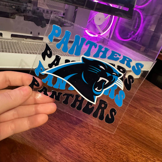 PANTHERS - 4X4 DECAL