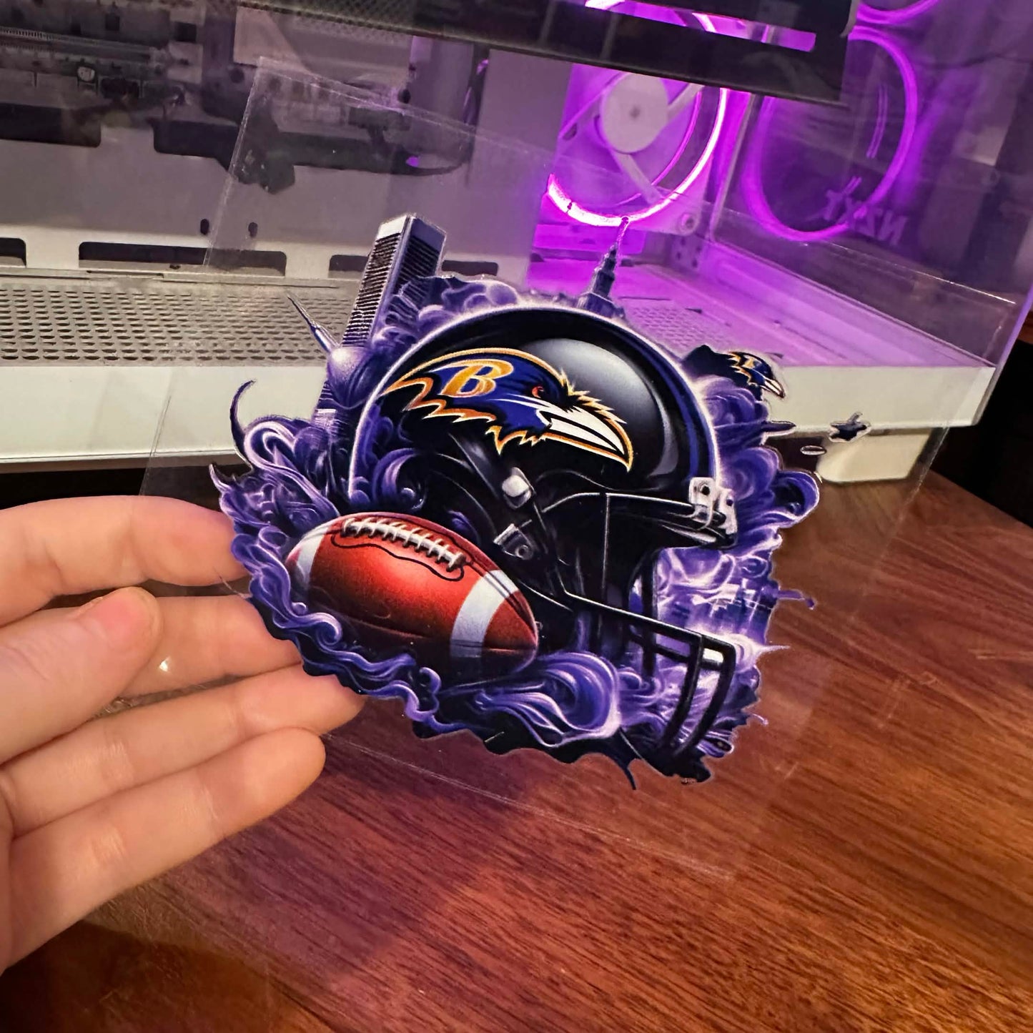 RAVENS HELMET - 4X4 DECAL