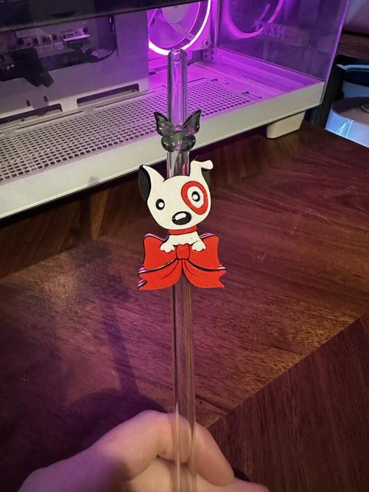 TARGET DOG STRAW TOPPER 3D PRINTED