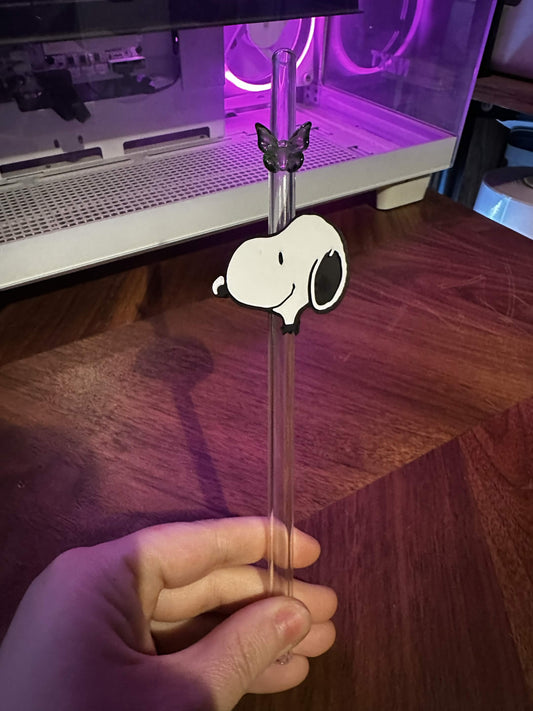 SNOOPY STRAW TOPPER 3D PRINTED