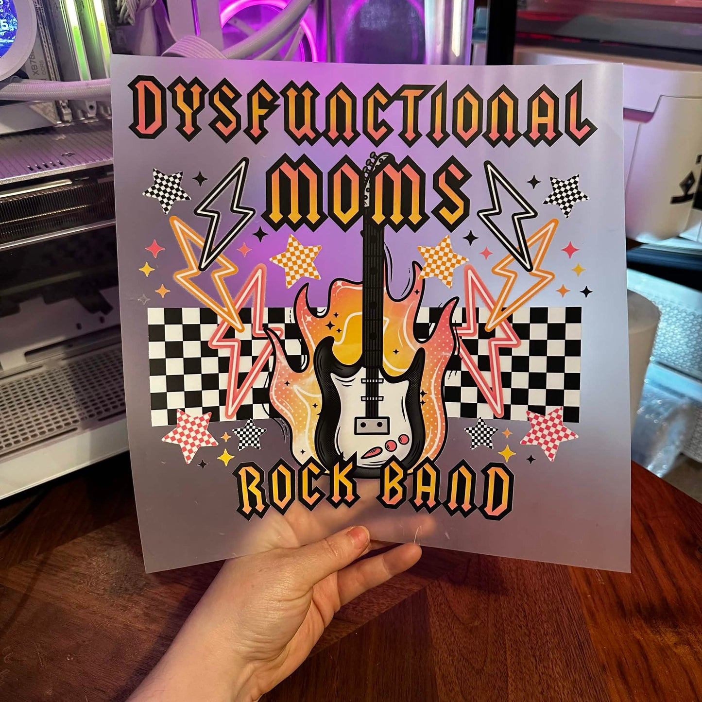 DYSFUNCTIONAL MOMS BAND DTF PRINT