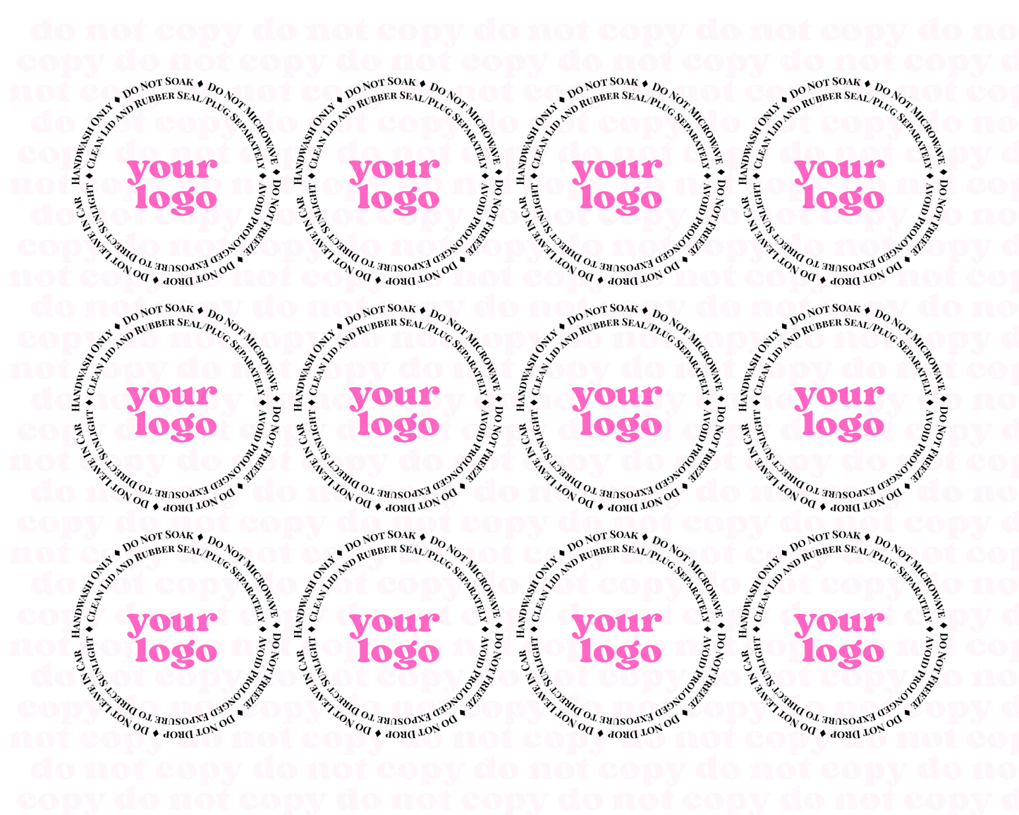 CUP CARE UVDTF STICKERS